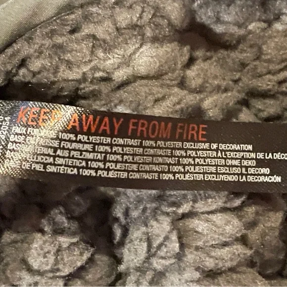 Free People Hit The Slopes Silver Sequin Jacket Fleece Lining Zip Pockets Xl - Picture 8 of 9